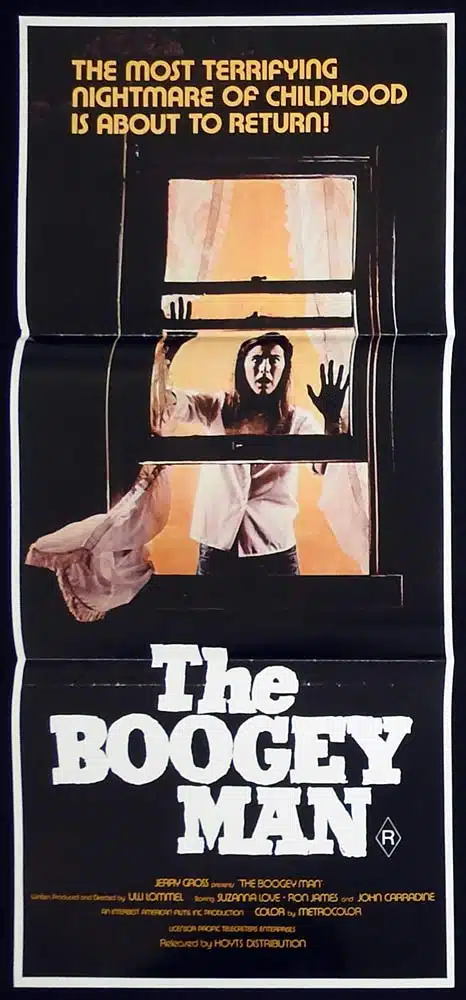 THE BOOGEY MAN Original Daybill Movie Poster Suzanna Love John Carradine Horror