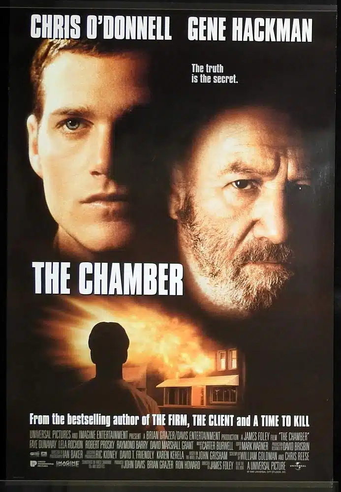 THE CHAMBER Original Rolled One Sheet Movie poster Chris O’Donnell Gene Hackman Faye Dunaway