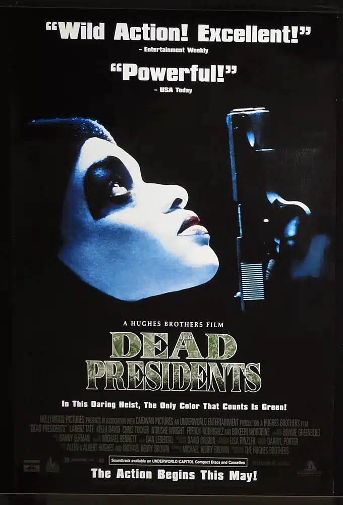 DEAD PRESIDENTS Original Rolled ADV One Sheet Movie poster Larenz Tate Keith David