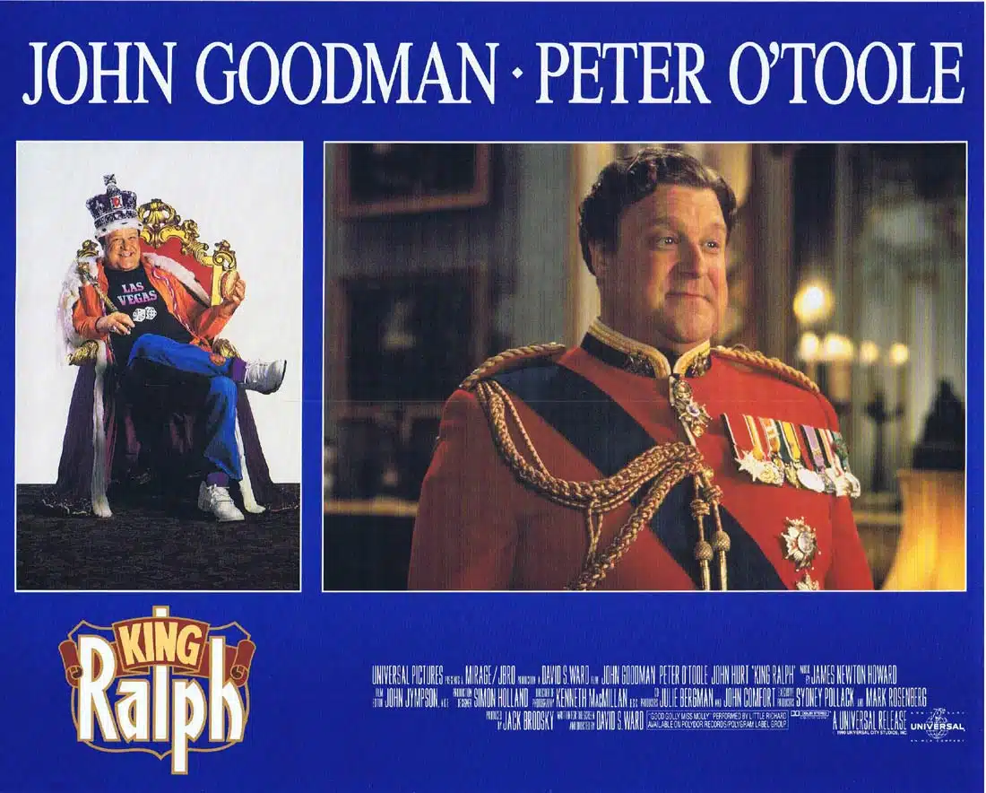 KING RALPH Original Lobby Card 1 John Goodman Peter O’Toole John Hurt