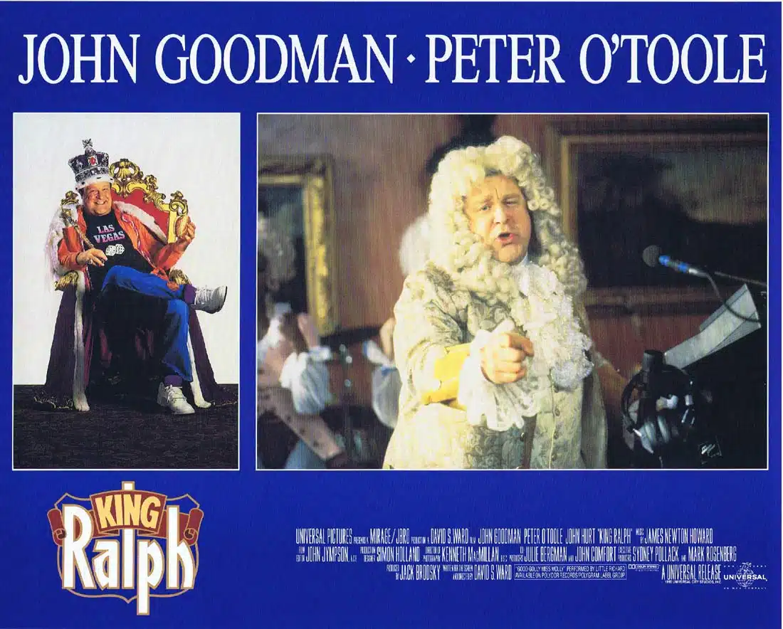 KING RALPH Original Lobby Card 5 John Goodman Peter O’Toole John Hurt