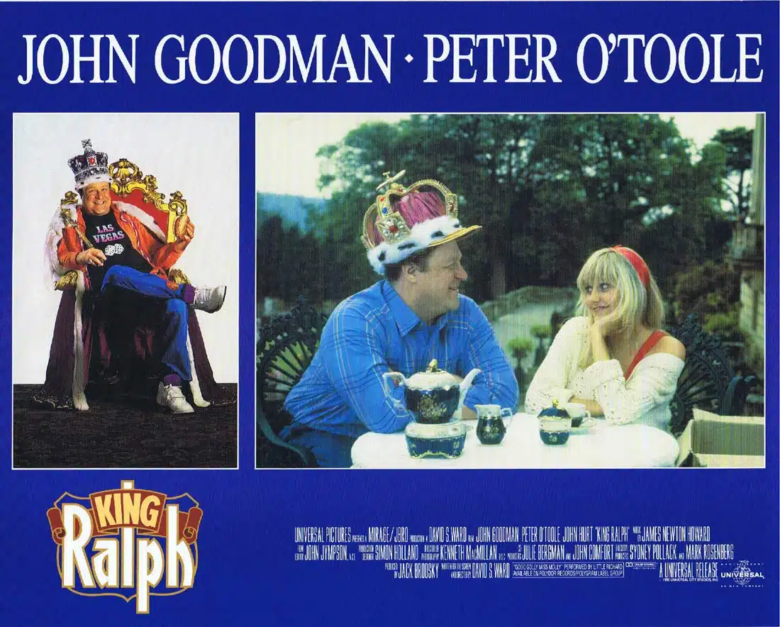 KING RALPH Original Lobby Card 6 John Goodman Peter O’Toole John Hurt