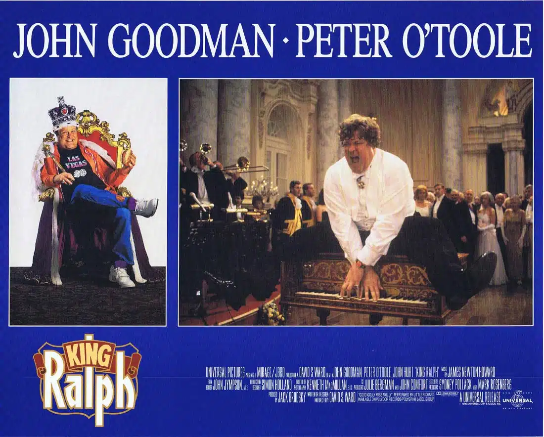 KING RALPH Original Lobby Card 8 John Goodman Peter O’Toole John Hurt
