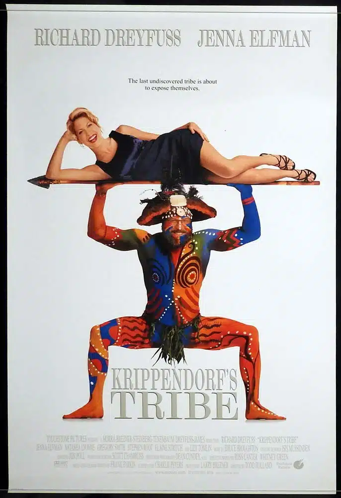 KRIPPENDORFS TRIBE Original Rolled One Sheet Movie poster Richard Dreyfuss Jenna Elfman Natasha Lyonne
