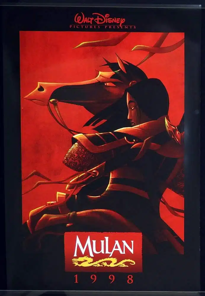 MULAN Original Rolled DS Teaser US One Sheet Movie poster Eddie Murphy Disney
