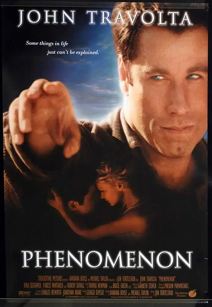 PHENOMENON Original Rolled One Sheet Movie poster John Travolta Kyra Sedgwick