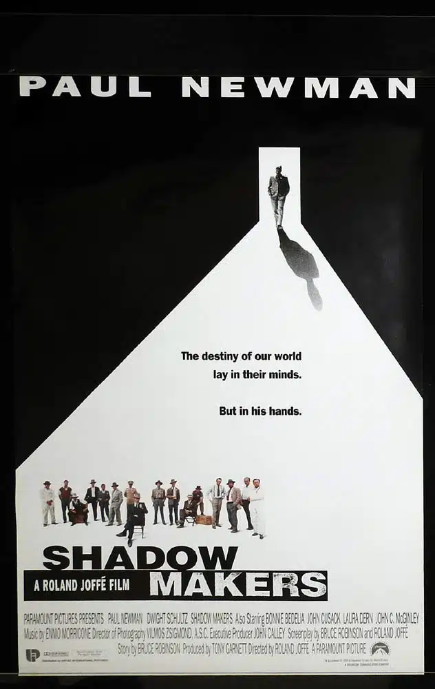 SHADOW MAKERS Original Rolled One Sheet Movie poster Paul Newman Dwight Schultz Bonnie Bedelia