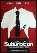 SUBURBICON Original Rolled ADV One Sheet Movie poster Matt Damon Julianne Moore