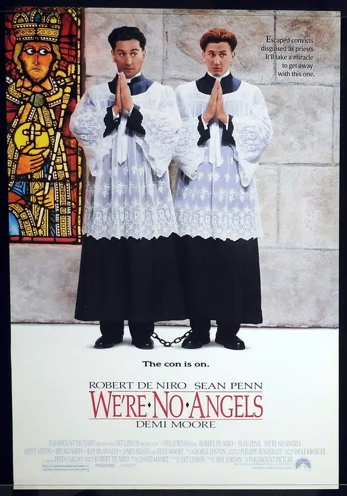 WERE NO ANGELS Original Rolled One Sheet Movie poster Robert De Niro Sean Penn Demi Moore