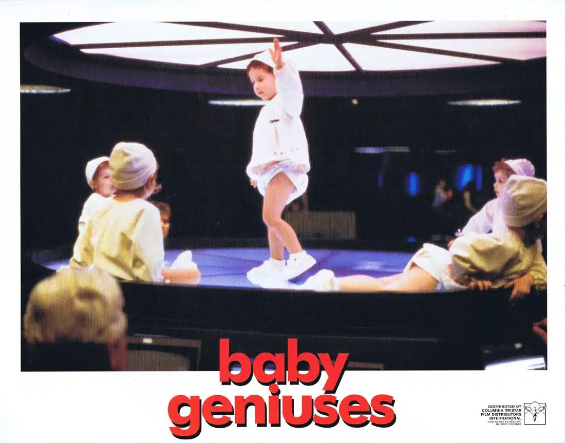BABY GENIUSES Original Lobby Card 2 Kathleen Turner Christopher Lloyd Kim Cattrall