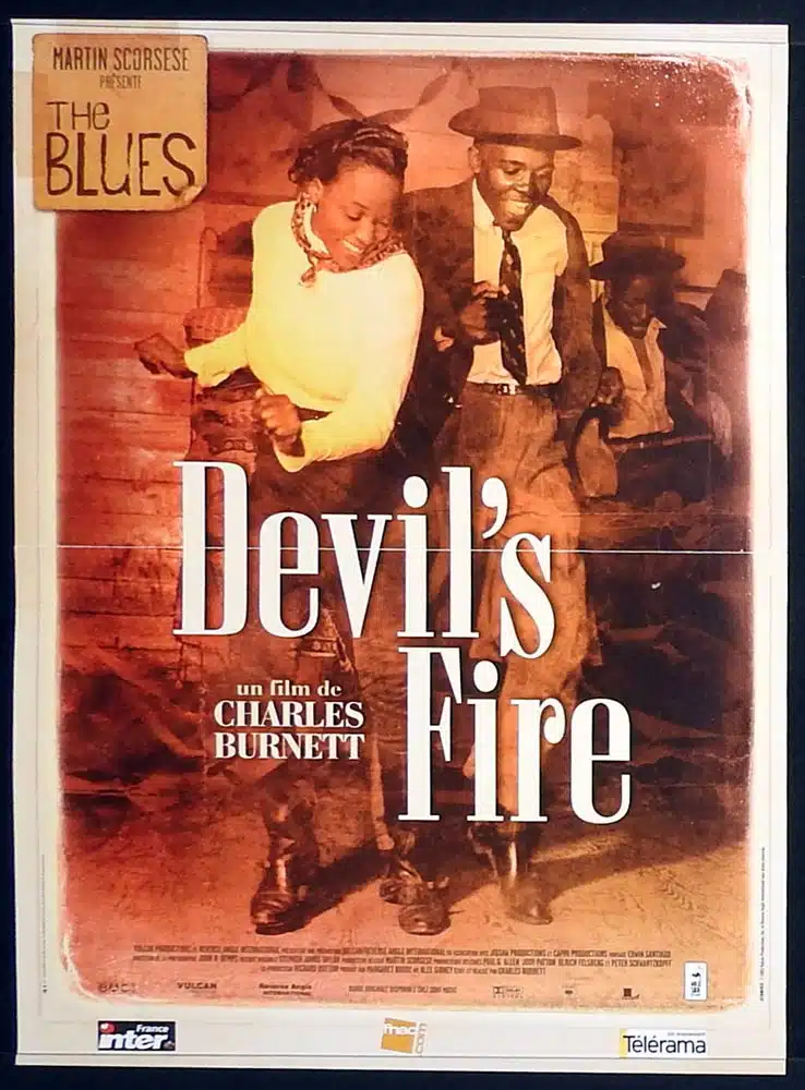 DEVIL’S FIRE Original FRENCH Movie poster Martin Scorsese Clint Eastwood Eric Clapton