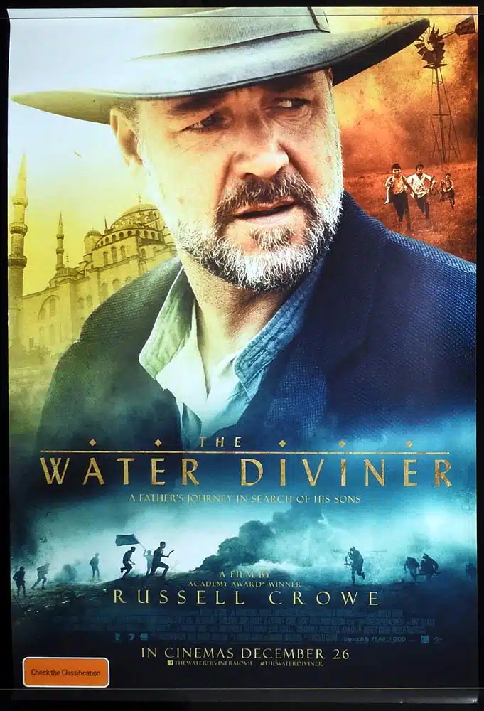THE WATER DIVINER Original One Sheet Movie poster