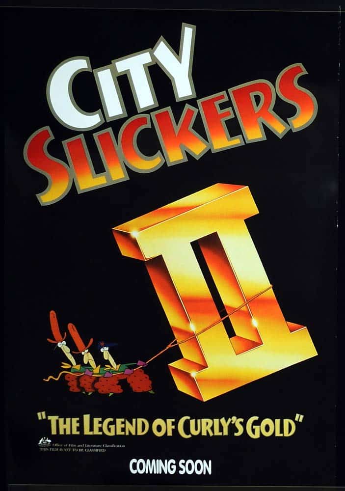 CITY SLICKERS II Original ADV Australian One Sheet Movie poster Billy ...