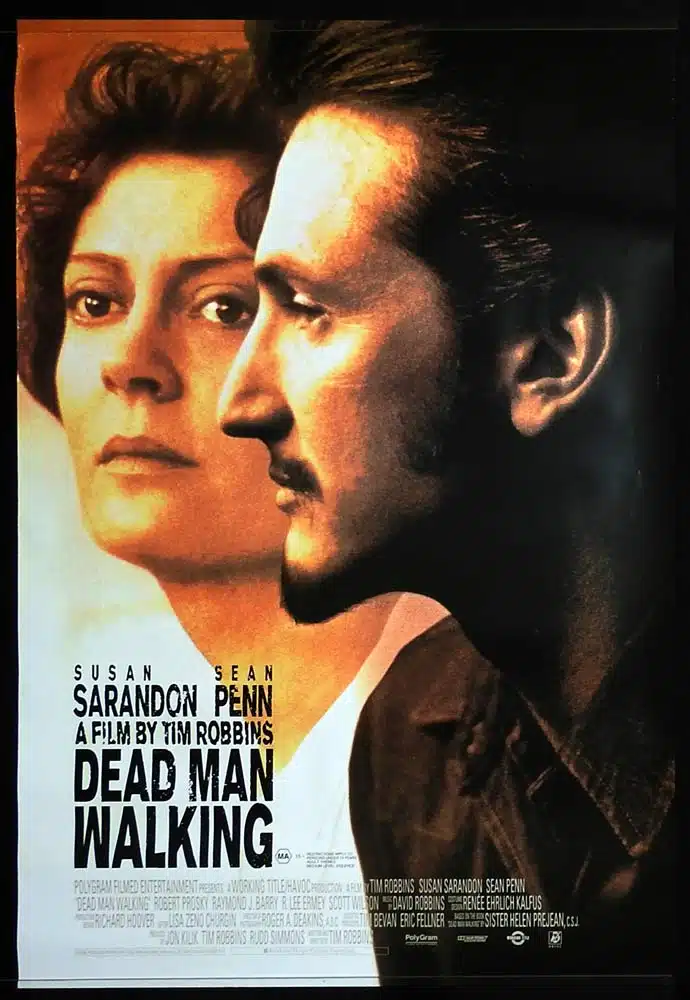 DEAD MAN WALKING Original One Sheet Movie poster Susan Sarandon Sean Penn