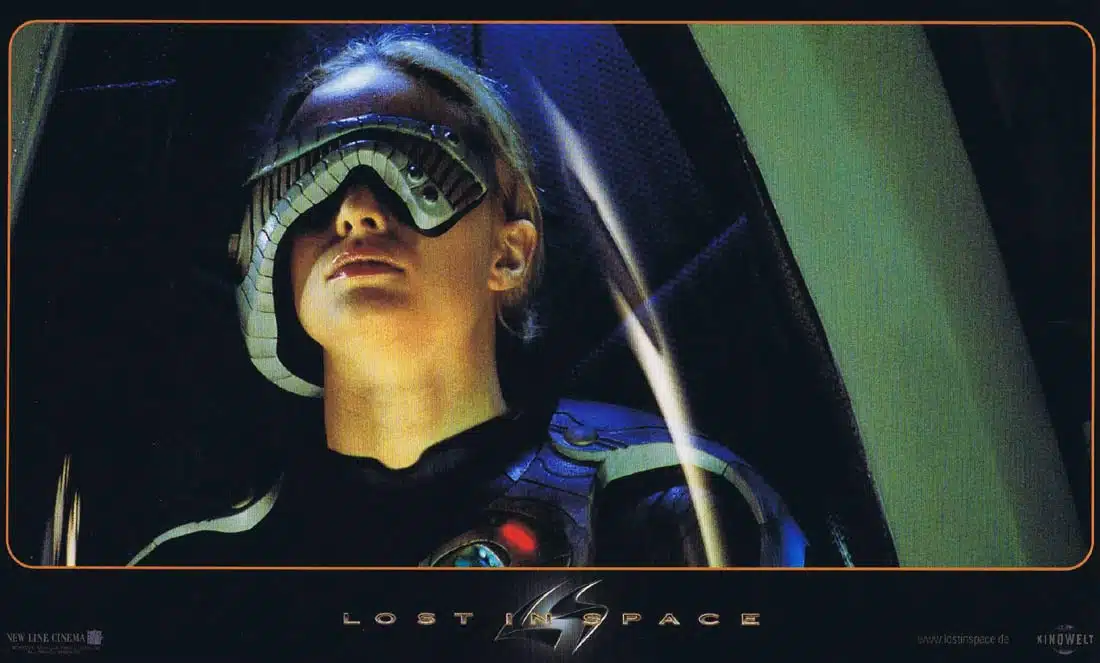 LOST IN SPACE Original GERMAN Lobby Card / Still 6 Gary Oldman William Hurt Matt LeBlanc