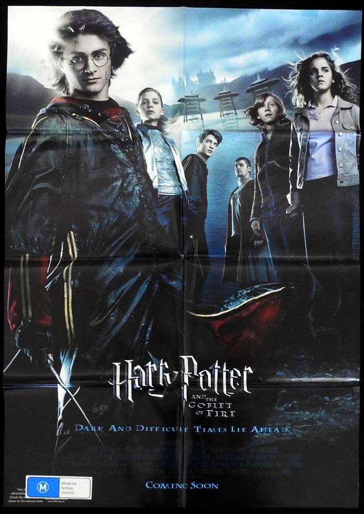 HARRY POTTER AND THE GOBLET OF FIRE Original One sheet Movie Poster