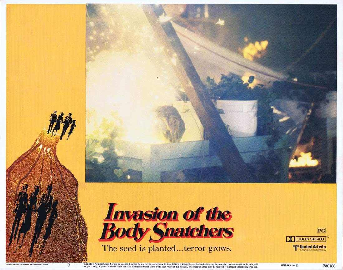 INVASION OF THE BODY SNATCHERS Lobby Card 3 Donald Sutherland