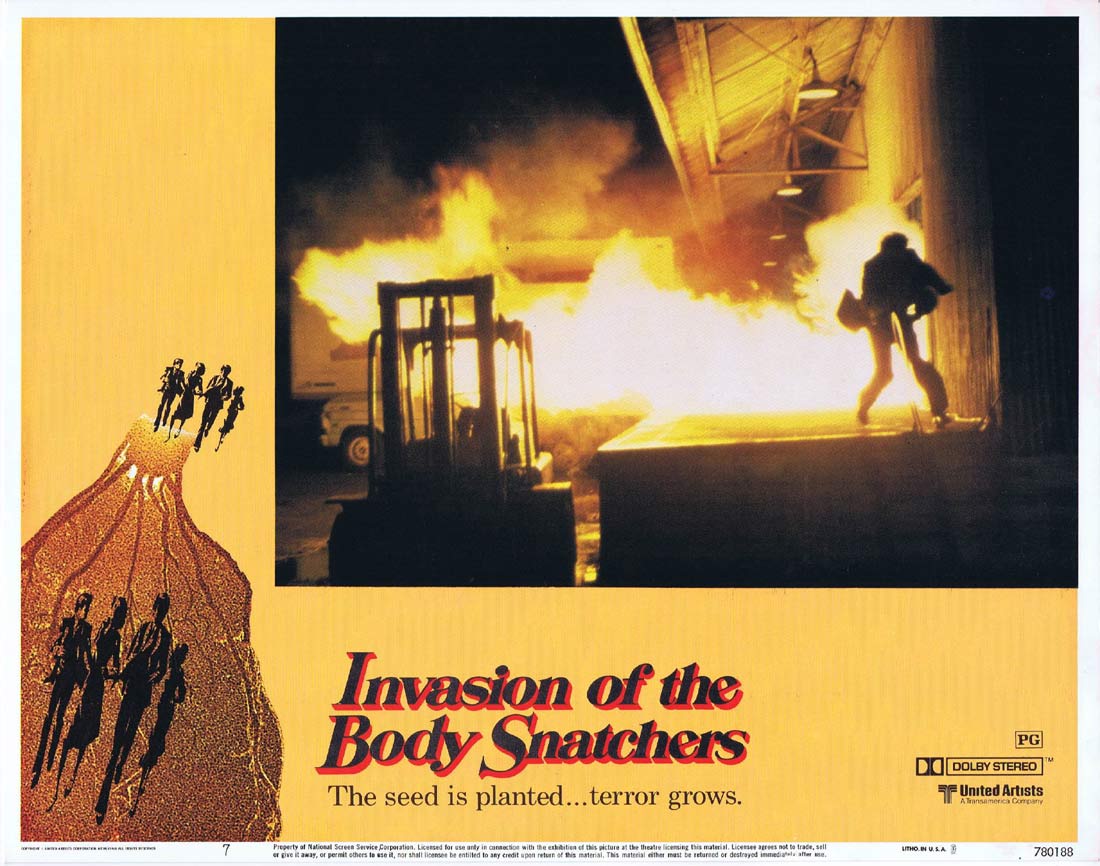 INVASION OF THE BODY SNATCHERS Lobby Card 7 Donald Sutherland