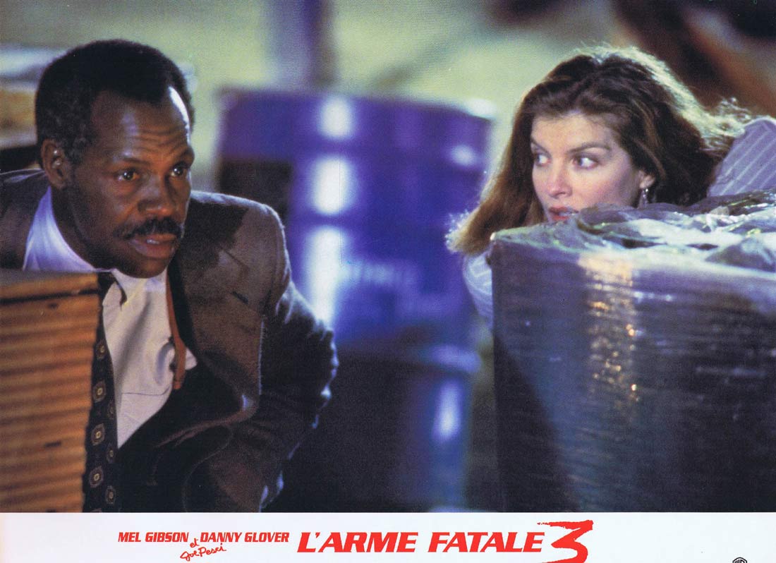 LETHAL WEAPON 3 Original 12 x 16 French Lobby Card 10 Mel Gibson Danny Glover