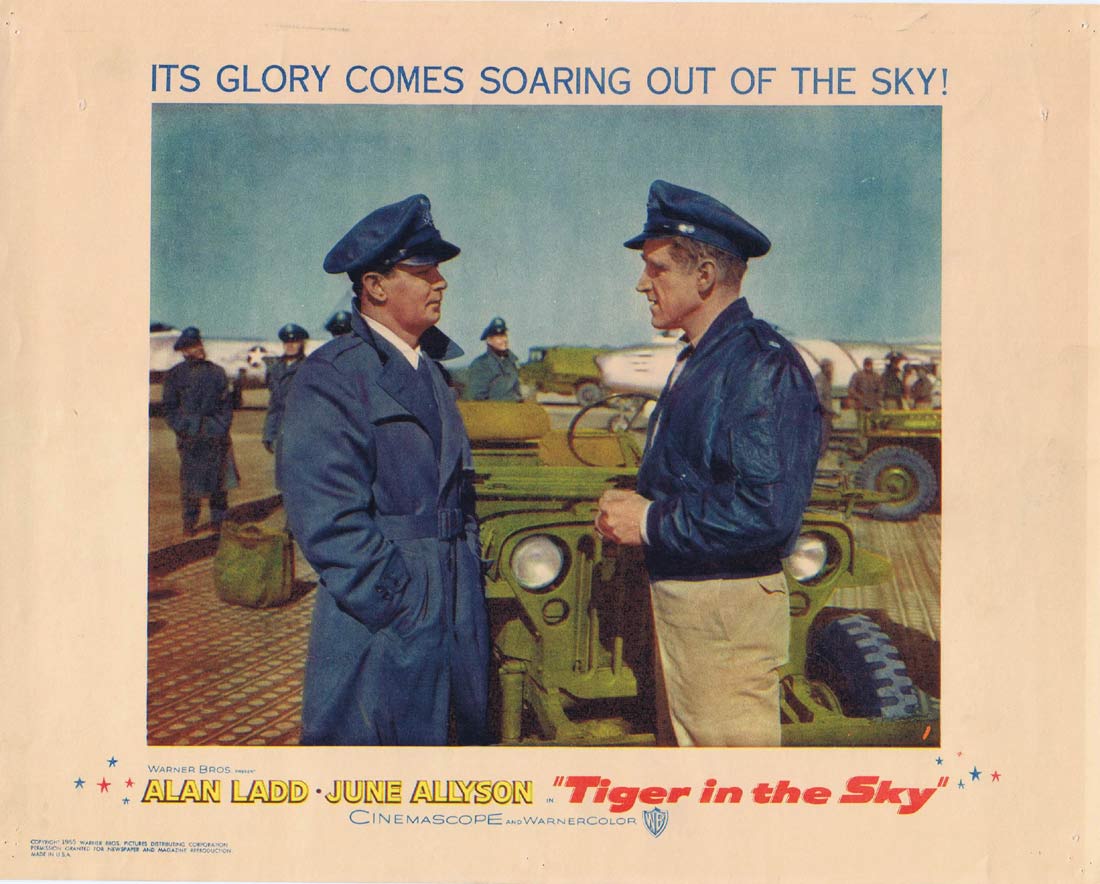 TIGER IN THE SKY McConnell Story Original US Lobby Card 1 Alan Ladd