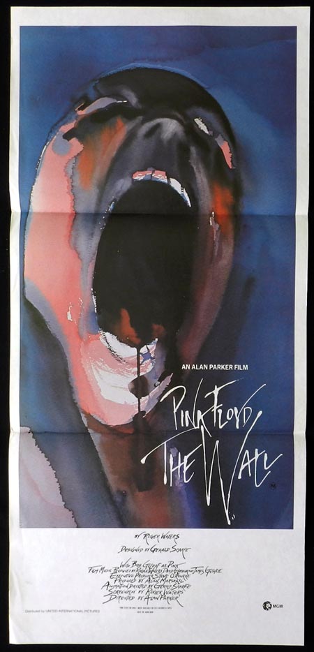 THE WALL PINK FLOYD Original Daybill Movie poster Bob Geldof