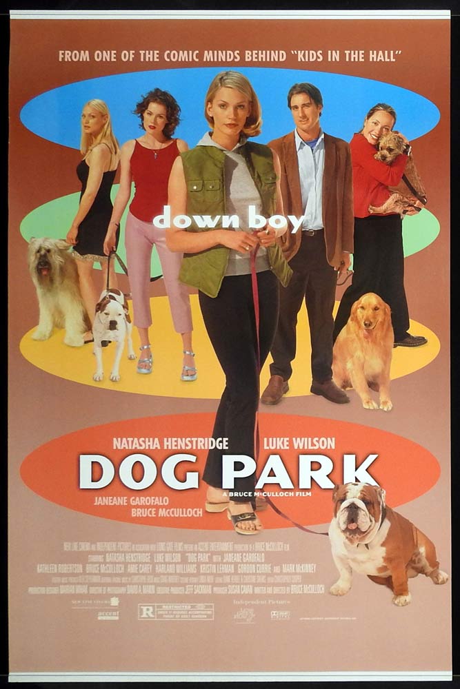 DOG PARK Original One Sheet Movie Poster Luke Wilson Janeane Garofalo