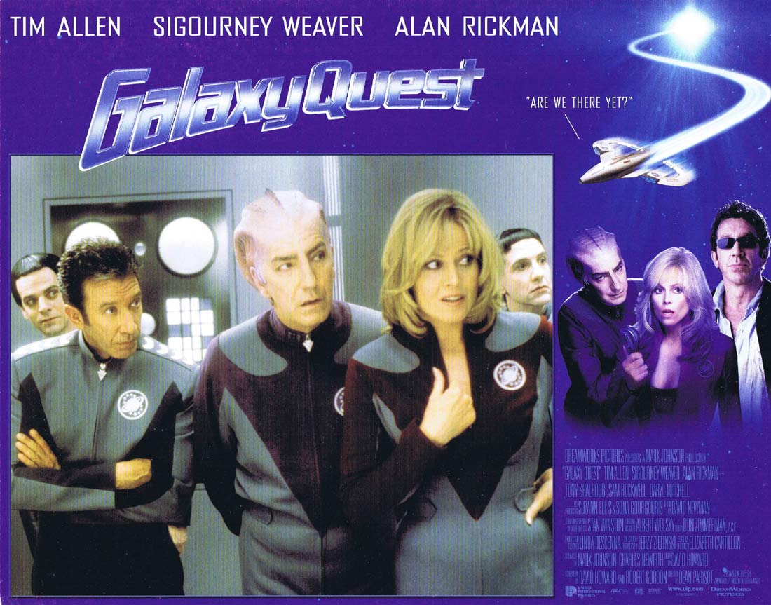 Galaxy Quest Custom Movie Action Figure of Commander Taggart 90's Sci-fi  Comedy Film Starring Tim Allen Two-sided Card 