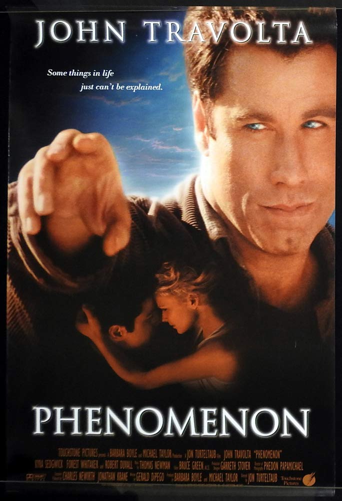 PHENOMENON Original One Sheet Movie Poster John Travolta Kyra Sedgwick