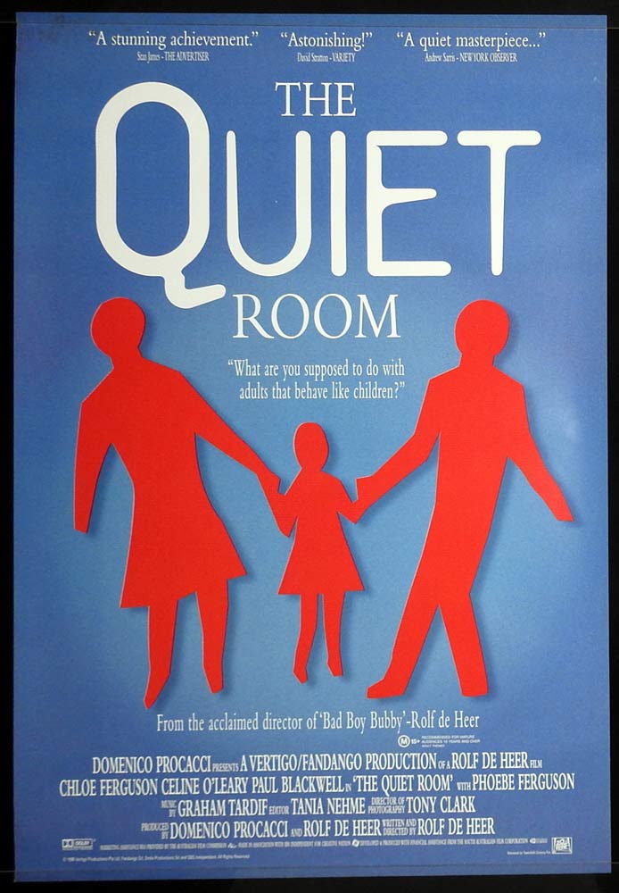 THE QUIET ROOM Original One Sheet Movie Poster Celine O’Leary Rolf de Heer