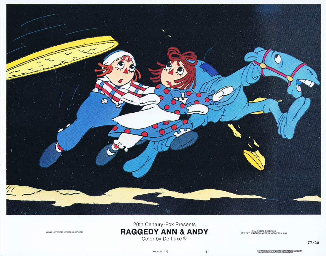 RAGGEDY ANNE AND ANDY Original Lobby Card 1 Claire Williams Didi Conn