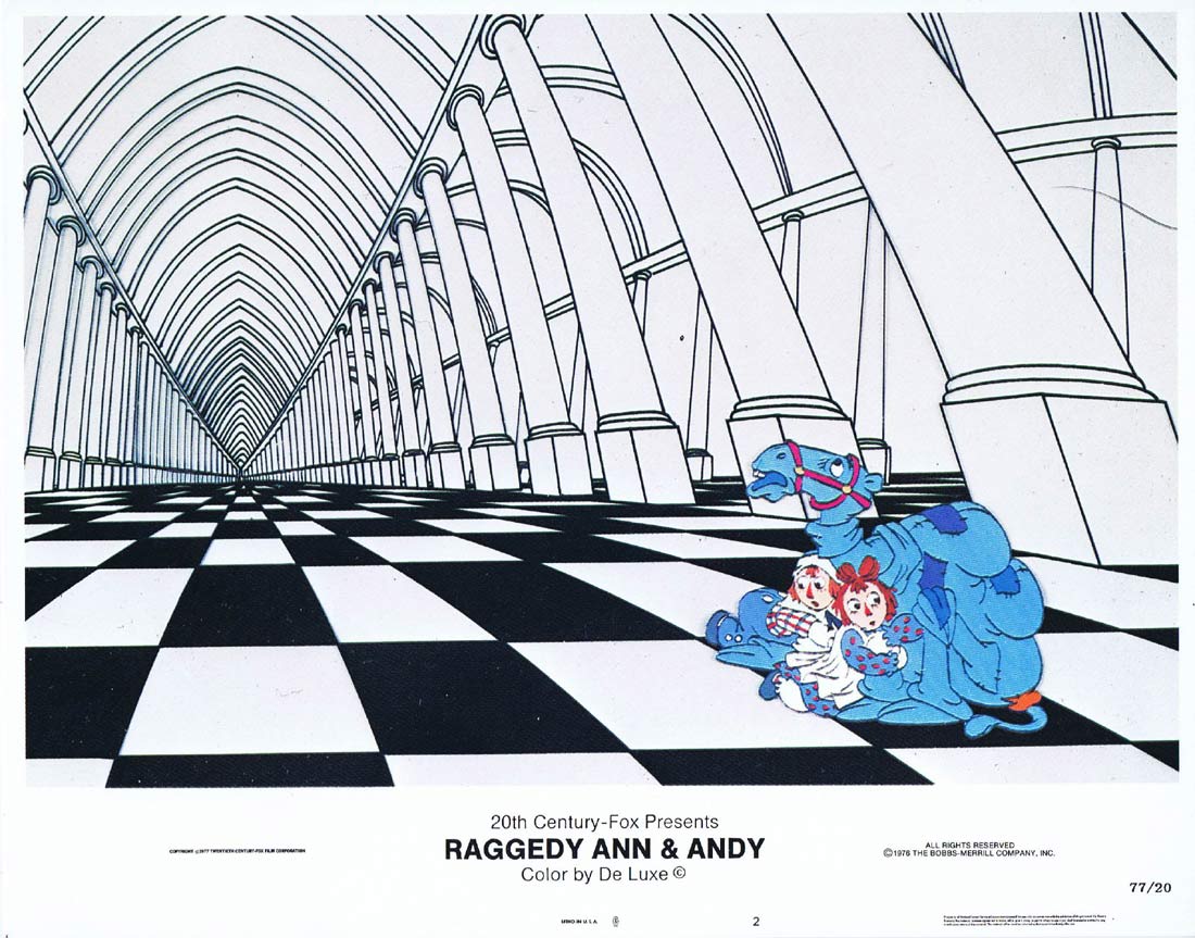 RAGGEDY ANNE AND ANDY Original Lobby Card 2 Claire Williams Didi Conn