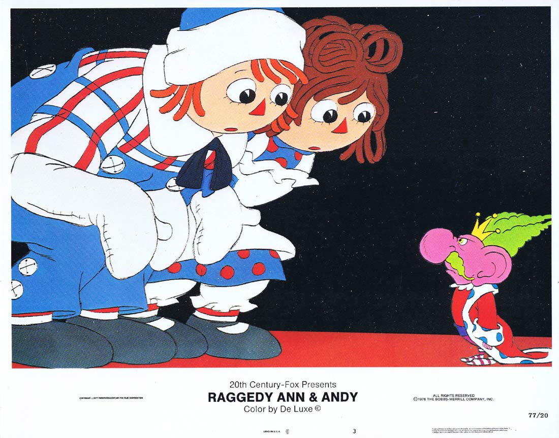 RAGGEDY ANNE AND ANDY Original Lobby Card 3 Claire Williams Didi Conn
