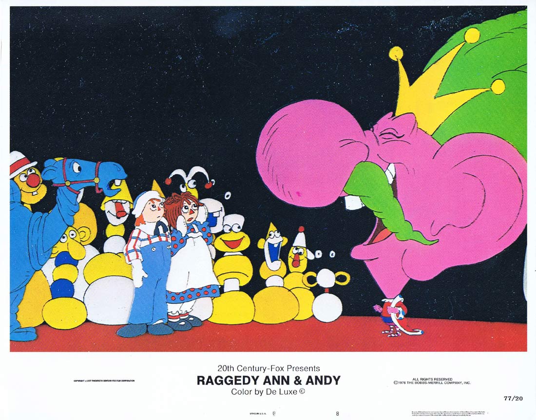 RAGGEDY ANNE AND ANDY Original Lobby Card 8 Claire Williams Didi Conn