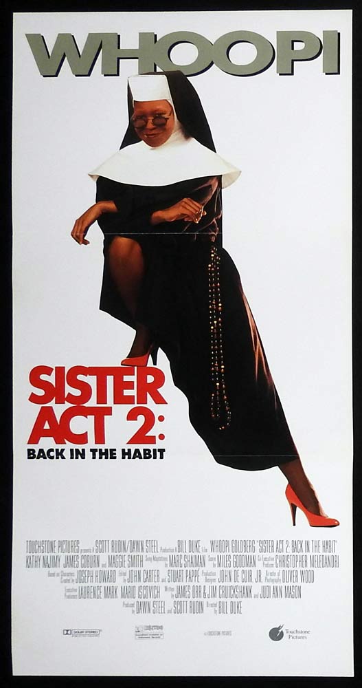 SISTER ACT 2 Original Daybill Movie Poster Whoopi Goldberg