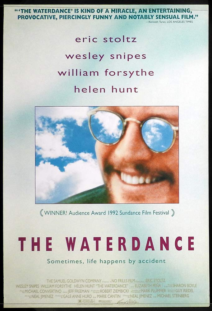THE WATERDANCE Original One Sheet Movie Poster Eric Stoltz Wesley Snipes