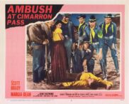 AMBUSH AT CIMARRON PASS Original Lobby Card 3 Scott Brady Clint Eastwood