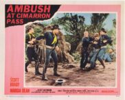 AMBUSH AT CIMARRON PASS Original Lobby Card 8 Scott Brady Clint Eastwood