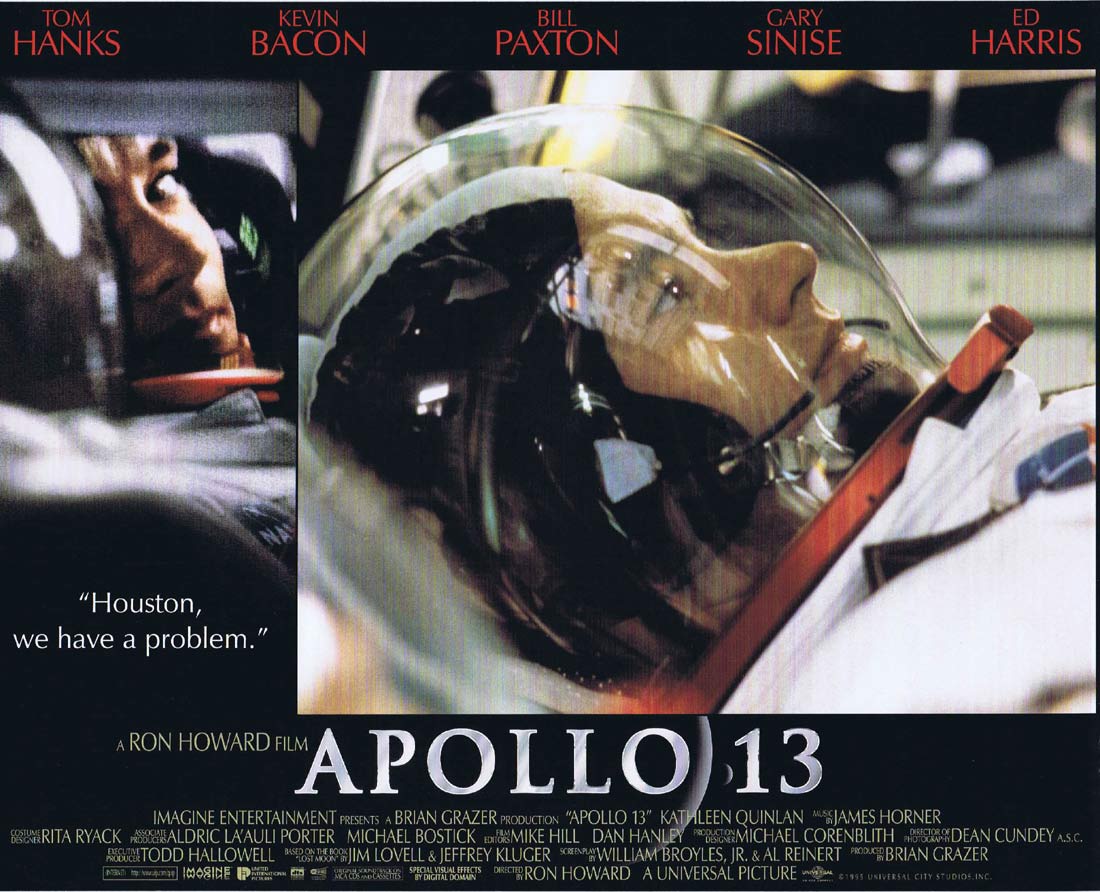 APOLLO 13 Original US INT Lobby Card 4 Tom Hanks Kevin Bacon