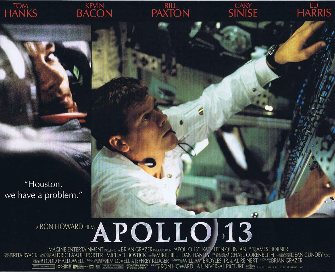 APOLLO 13 Original US INT Lobby Card 5 Tom Hanks Kevin Bacon
