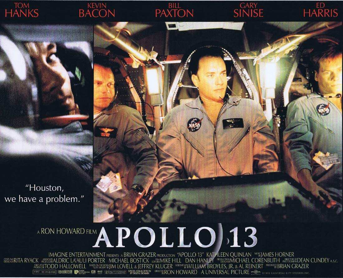 APOLLO 13 Original US INT Lobby Card 8 Tom Hanks Kevin Bacon