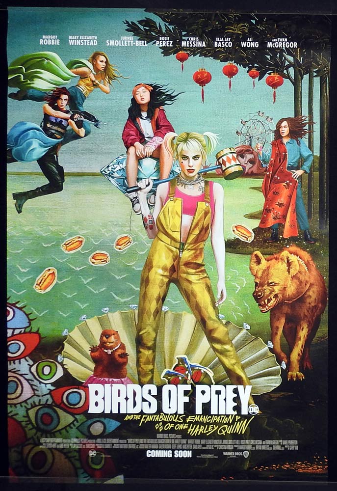 BIRDS OF PREY Original DS Australian One Sheet Movie Poster Margot Robbie B
