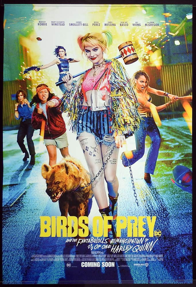 BIRDS OF PREY Original DS Australian One Sheet Movie Poster Margot Robbie C