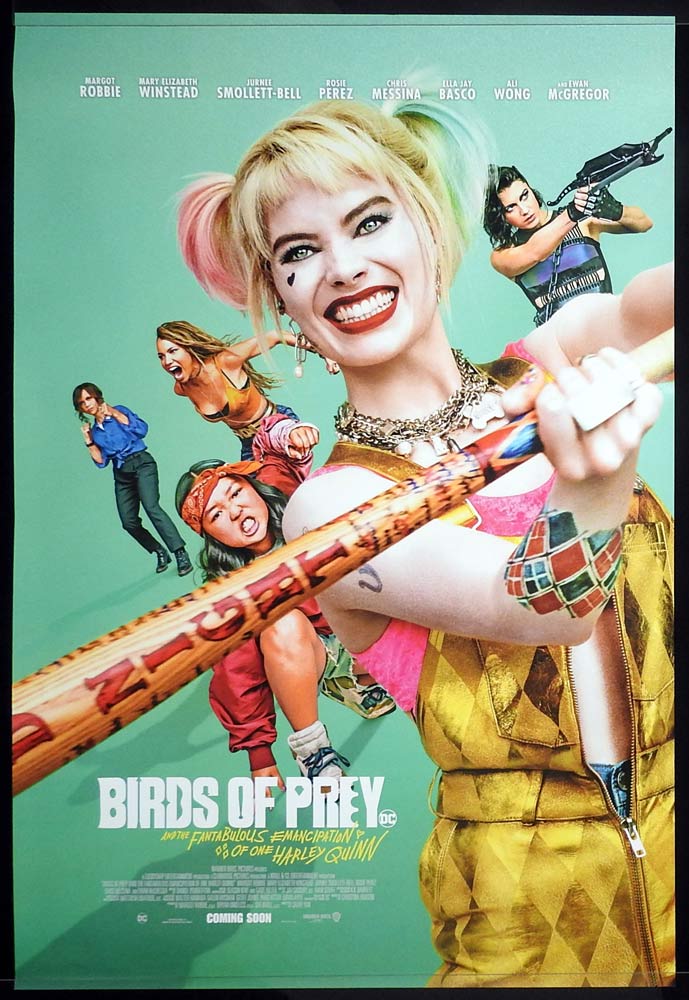 BIRDS OF PREY Original DS Australian One Sheet Movie Poster Margot Robbie D