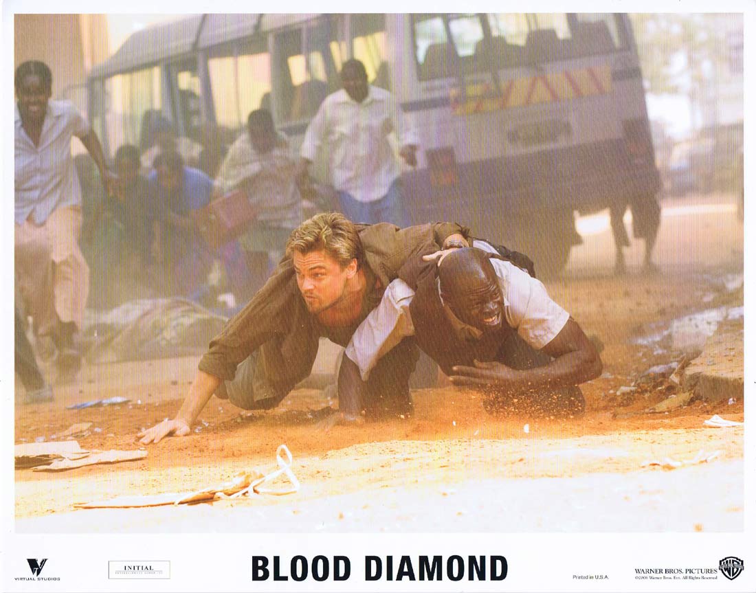 BLOOD DIAMOND Original US Lobby Card 1 Leonardo DiCaprio Jennifer Connelly