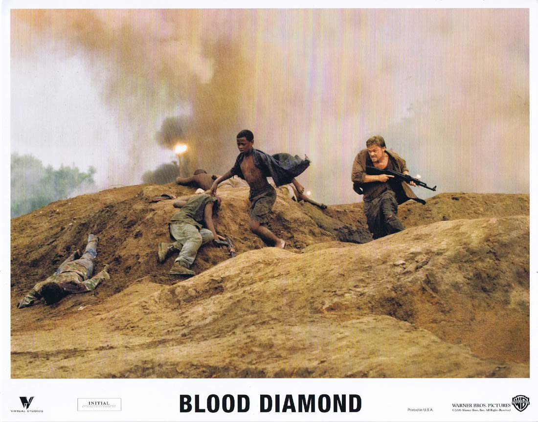 BLOOD DIAMOND Original US Lobby Card 10 Leonardo DiCaprio Jennifer Connelly
