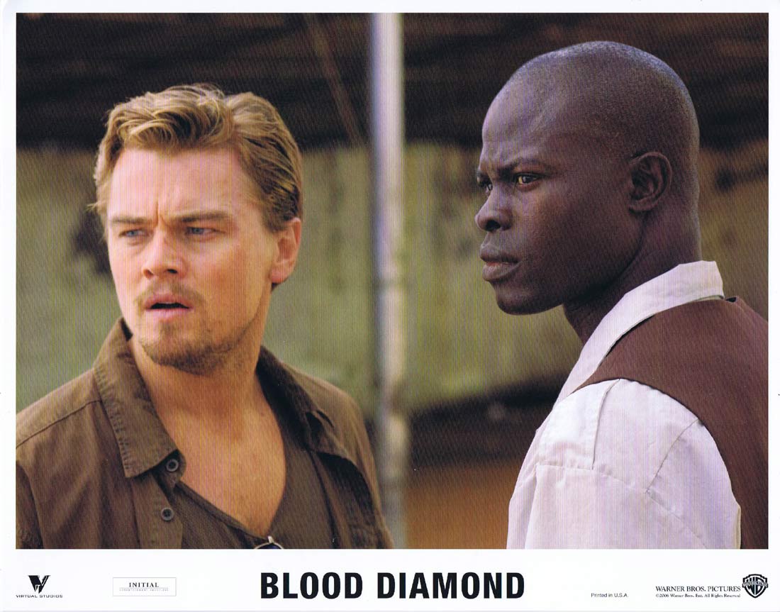 BLOOD DIAMOND Original US Lobby Card 4 Leonardo DiCaprio Jennifer Connelly