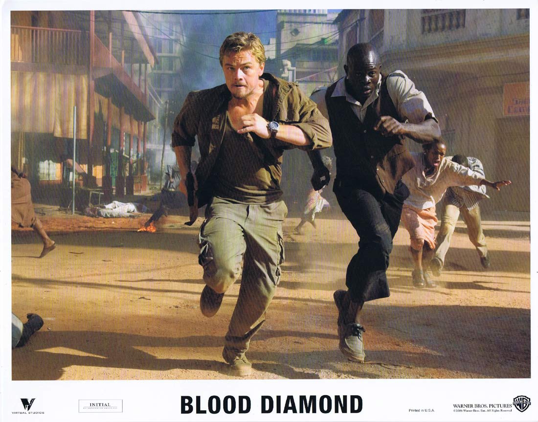 BLOOD DIAMOND Original US Lobby Card 5 Leonardo DiCaprio Jennifer Connelly