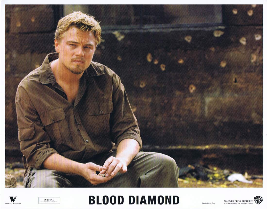BLOOD DIAMOND Original US Lobby Card 7 Leonardo DiCaprio Jennifer Connelly