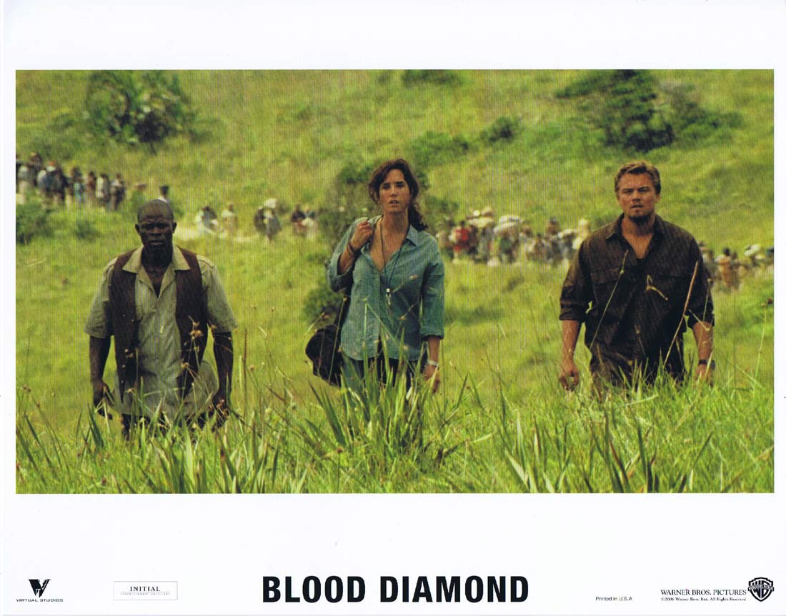 BLOOD DIAMOND Original US Lobby Card 9 Leonardo DiCaprio Jennifer Connelly