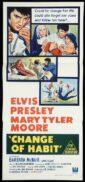 CHANGE OF HABIT Original Daybill Movie Poster Elvis Presley Mary Tyler Moore